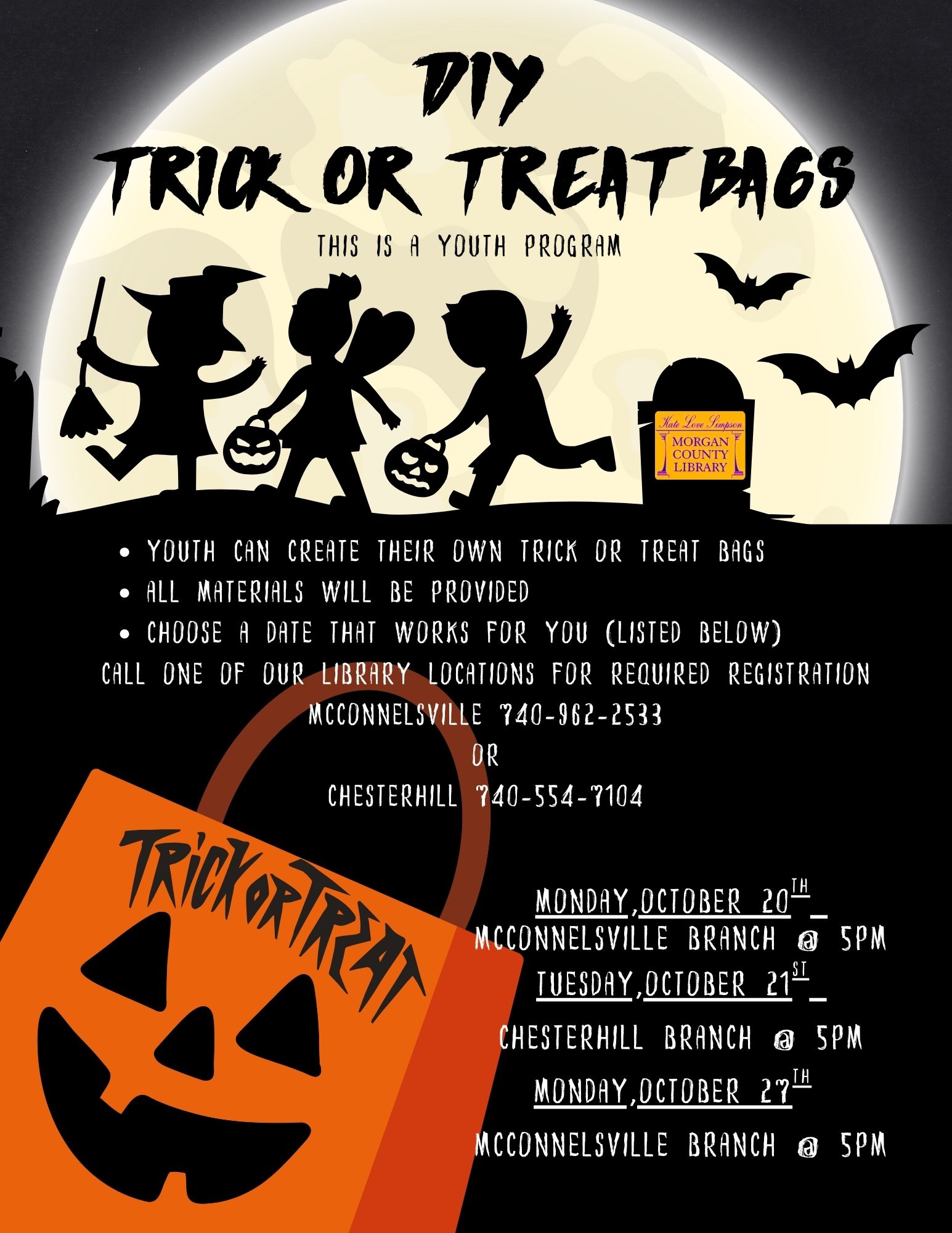 Trick or Treat Bags Youth