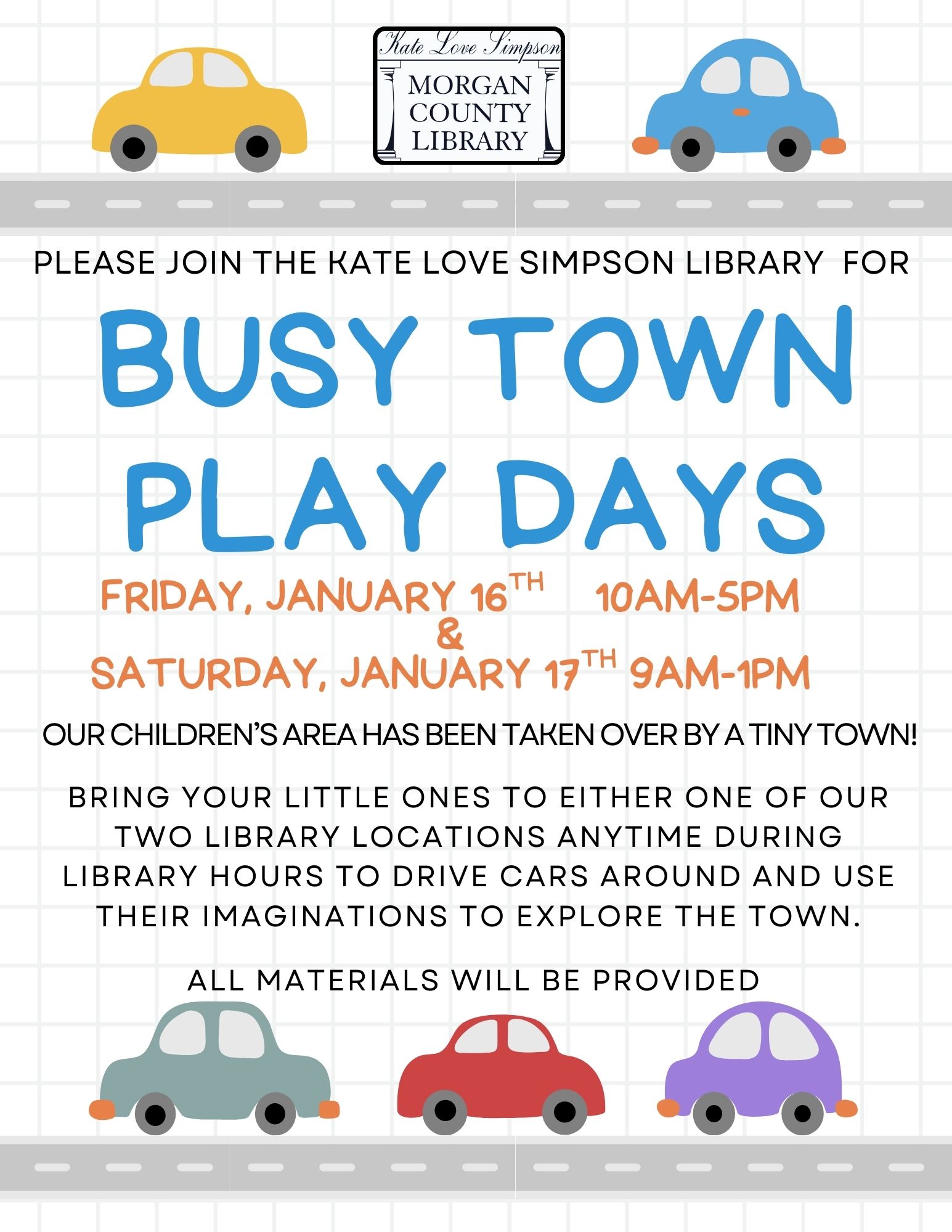 Busy Town Play Days